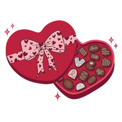 Cute Valentine Chocolate Heart SVG