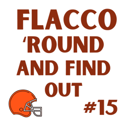 Flacco Round And Find Out Helmet SVG