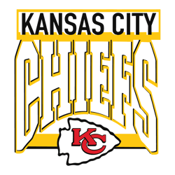 Retro Kansas City Chiefs Football Logo SVG1