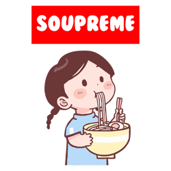 Funny Soupreme Cute Girl Meme SVG