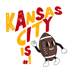 Kansas City Is One Football SVG