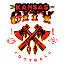 Retro Kansas City Football Dynasty SVG