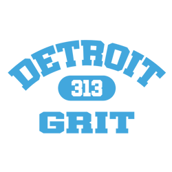 Detroit Grit 313 Football Team SVG