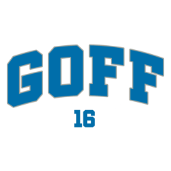 Jared Goff Detroit Football 16 SVG