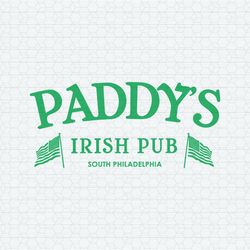 Paddys Irish Pub St Patrick's Day SVG