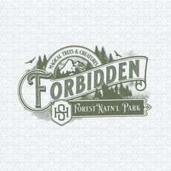 Magical Trees And Creatures Forbidden SVG