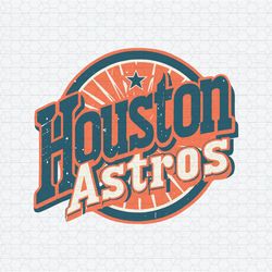 Retro Houston Astros Baseball Mlb SVG