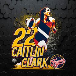 Retro 22 Caitlin Clark Indiana Fever PNG