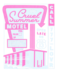 Taylor Swift Cruel Summer Lover Motel Png, Taylor Lovers Graphic Design Png