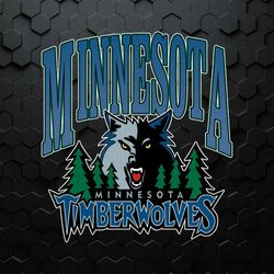 Vintage Minnesota Timberwolves Logo SVG