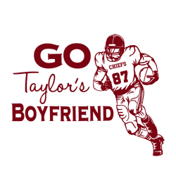 Go Taylors Boyfriends Travis Kelce SVG
