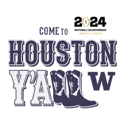 Come To Houston Washington Huskies SVG