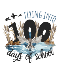 Flying Into 100 Days Of School PNG