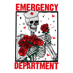 Emergency Department Valentine Skeleton PNG