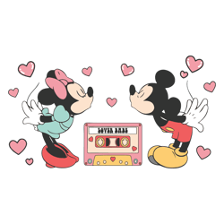 Love Babe Cassette Mouse Cartoon SVG