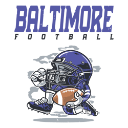 Vintage Nfl Baltimore Football SVG