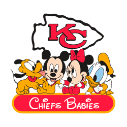Kc Disney Chiefs Babies Nfl SVG