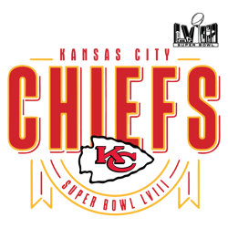 Kansas City Chiefs Super Bowl Lviii Football SVG