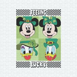 Mickey And Friends Feeling Lucky SVG