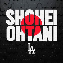 Mlb Shohei Ohtani Los Angeles Dodgers Player SVG