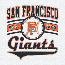 Vintage San Francisco Giant Est 1883 SVG