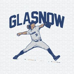 Tyler Glasnow Los Angeles Dodgers Player SVG