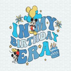 Mickey Disney In My Birthday Era PNG