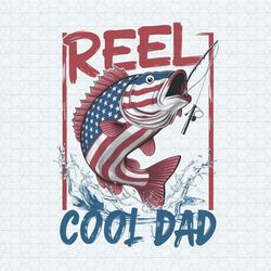 Vintage Reel Cool Dad Fishing PNG