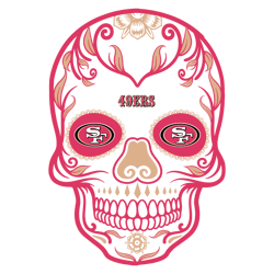 Vintage San Francisco 49ers Skull SVG