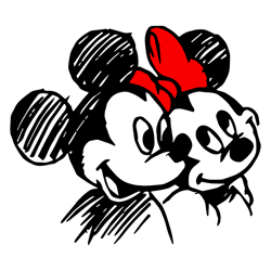 Valentine Cute Disney Mickey Minnie SVG