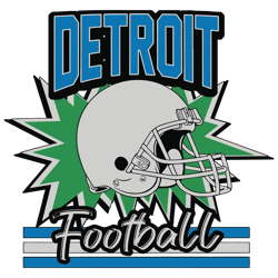 Retro Detroit Football Nfl Team SVG