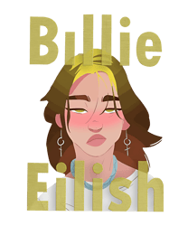 Billie Eilish Happier Than Ever PNG