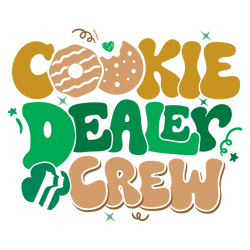Funny Cookie Dealer Girl Scout SVG