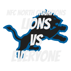 Nfc North Champs Lions Vs Everyone SVG