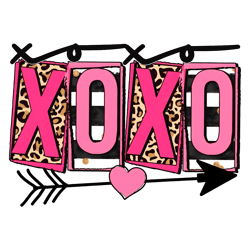 Valentines Day Xoxo Heart PNG