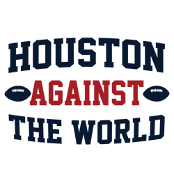Nfl Houston Against The World SVG
