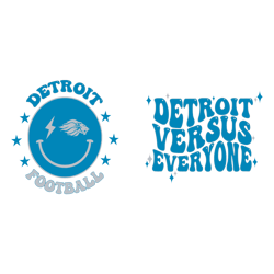 Nfl Detroit Versus Everyone SVG