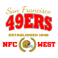 San Francisco 49ers Nfc West Logo SVG