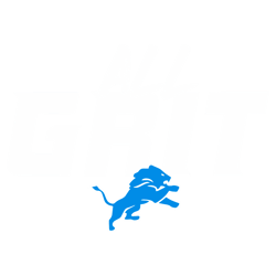 All Grit Detroit Lions Football Logo SVG