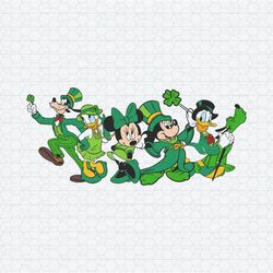 Clover Mickey Disney Friends SVG