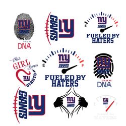 9 Files New York Giants Bundle SVG Sport Lovers SVG NFL Super Bowl SVG