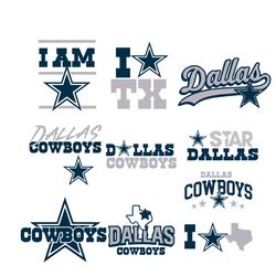 Dallas Cowboys Logo Bundle SVG Dallas Cowboys Cowboys Team Nfl Super Bowl SVG Nfl Teams Logo
