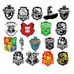 Harry Potter Bundle SVG Disney Lovers SVG Hogwarts Houses SVG The Lord Of King SVG