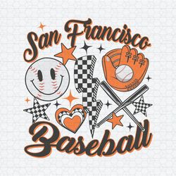 Retro San Francisco Baseball Mlb SVG