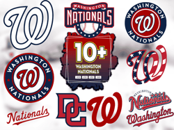 10 Files Washington Nationals Svg Bundle, Washington Baseball