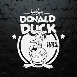 Walt Disney Donald Duck 90th SVG