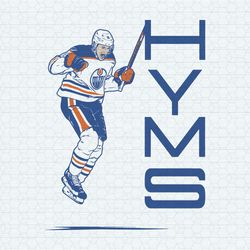 Zach Hyman Edmonton Oilers HYMS SVG Digital Download