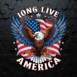 Long Live America USA Flag Party In The USA PNG