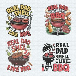 Reel Dad Smell Like BBQ SVG PNG Bundle