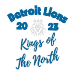 Detroit Lions 2023 Kings Of The North SVG